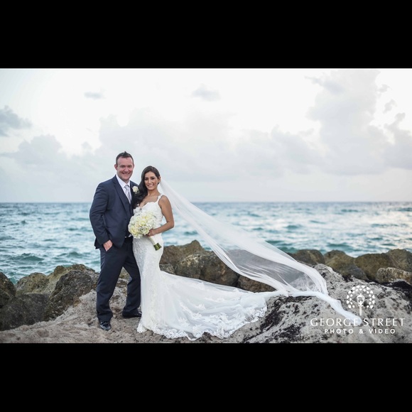 Gorgeous Maggie Sottero Lace Fit Wedding Dress - Picture 8 of 8